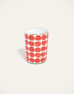 La DoubleJ Vasi|Home Décor<Decorative CupCherries Ivory in Porcelain