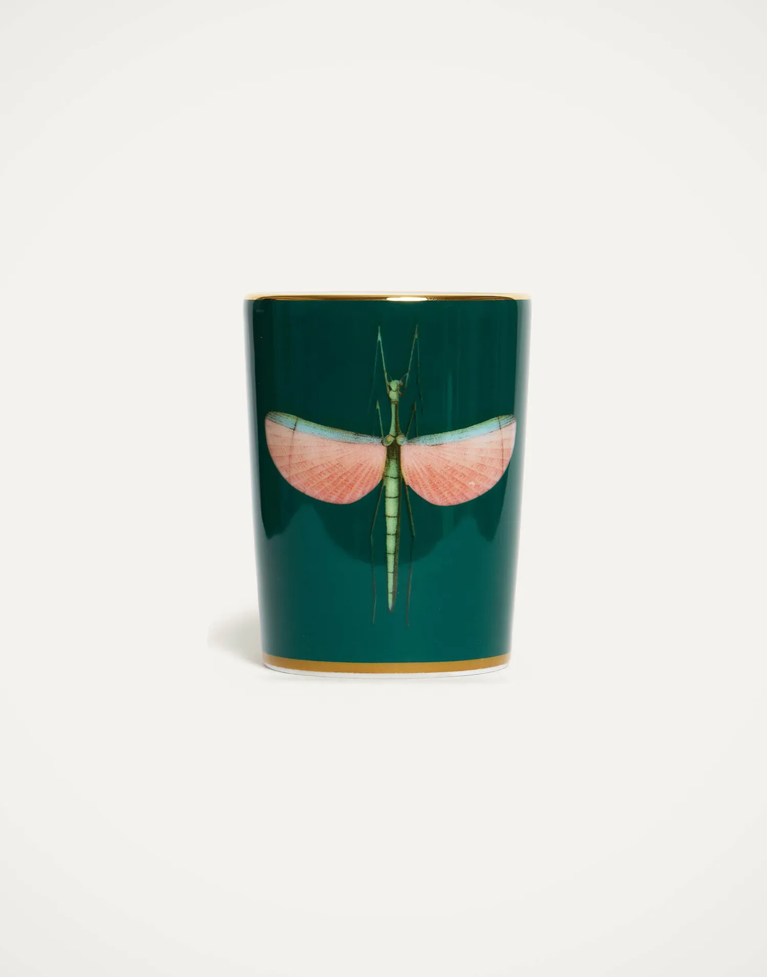 La DoubleJ Vasi|Home Décor<Decorative CupLibellula Green in Porcelain