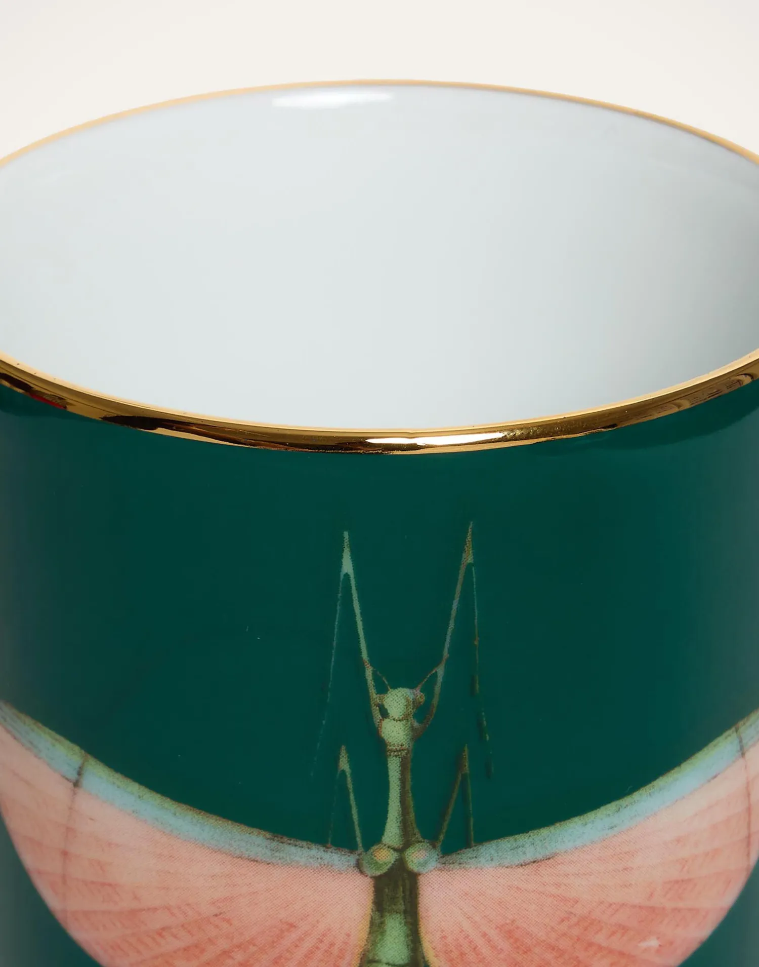 La DoubleJ Vasi|Home Décor<Decorative CupLibellula Green in Porcelain