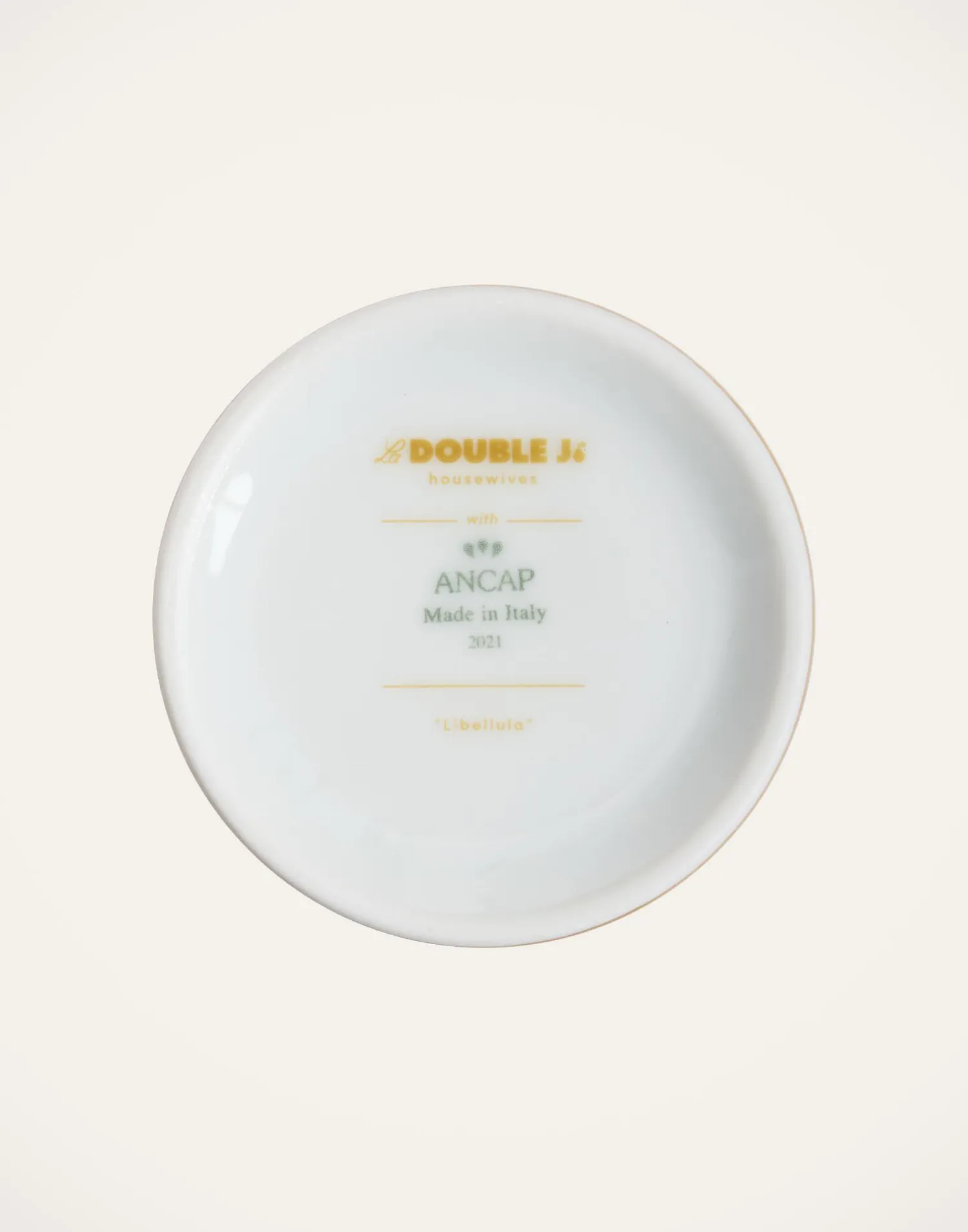 La DoubleJ Vasi|Home Décor<Decorative CupLibellula Green in Porcelain