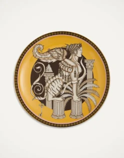 La DoubleJ Piatti Decorativi|Home Décor<Decorative PlateThe Sphynx Saffron in Porcelain