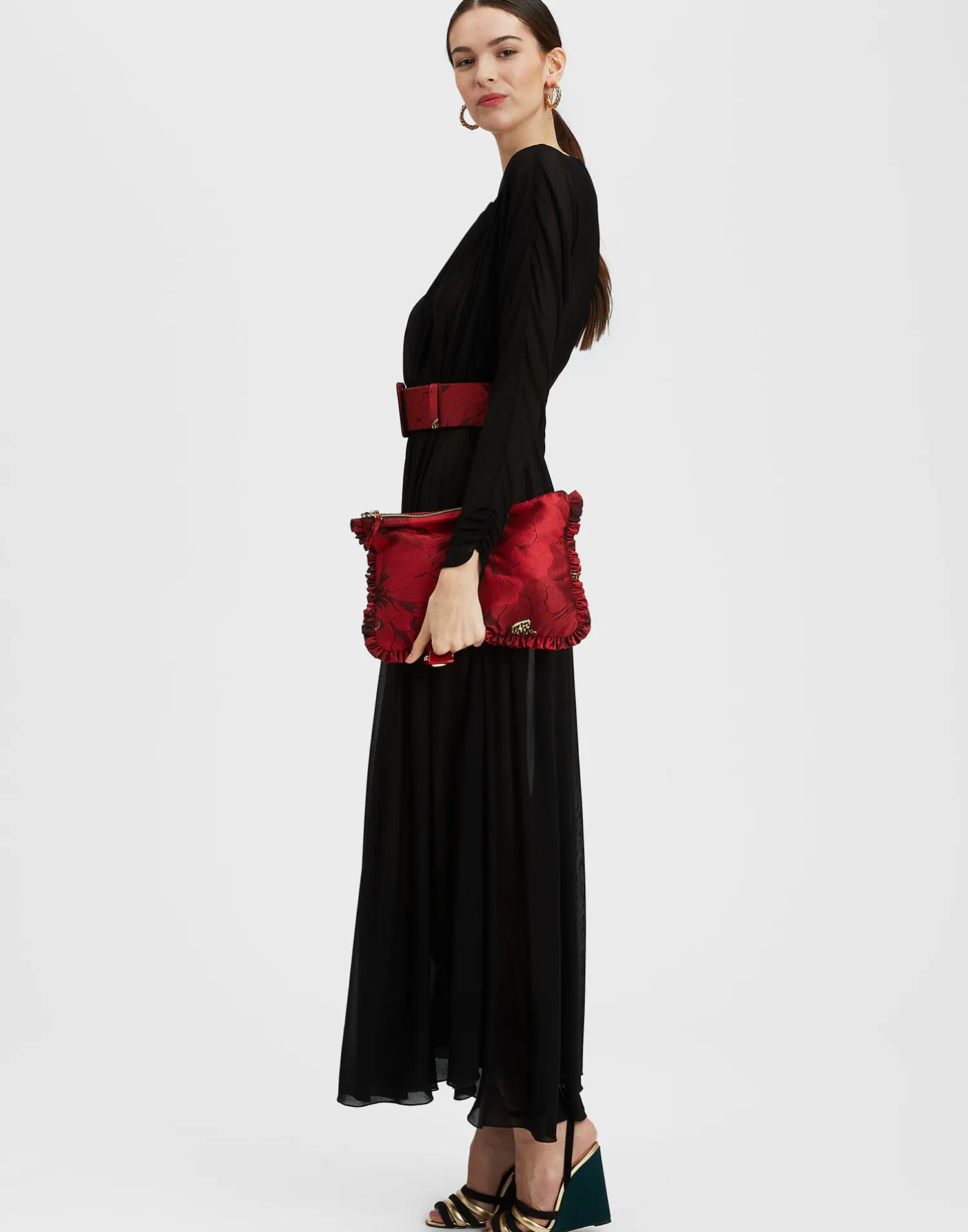 La DoubleJ Vestiti<Demeter DressBlack in Gauze Jersey