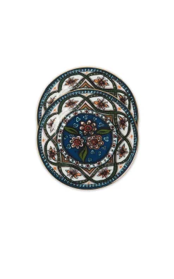 La DoubleJ Piatti Da Dessert & Piattini|Tavola<Dessert Plate Set of 2Sacred Circle in Porcelain
