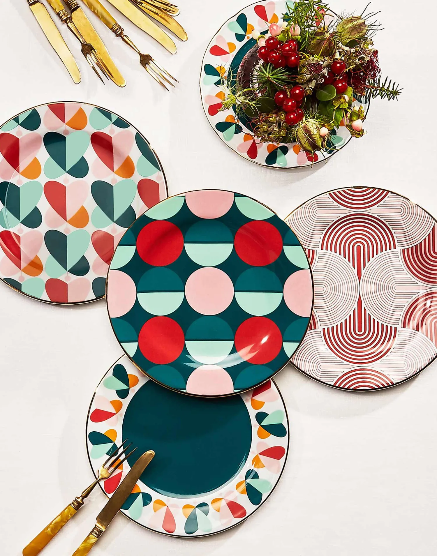 La DoubleJ Piatti Da Dessert & Piattini|Tavola<Dessert Plate Set of 2Sfere in Porcelain
