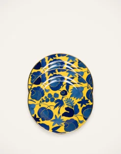 La DoubleJ Piatti Da Dessert & Piattini|Tavola<Dessert Plate Set of 2Wildbird Giallo/Blu in Porcelain