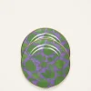 La DoubleJ Piatti Da Dessert & Piattini|Tavola<Dessert Plate Set of 2Wildbird Lilla/Verde in Porcelain