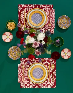 La DoubleJ Piatti Da Dessert & Piattini|Tavola<Dessert Plates Set Of 2Cortile Yellow in Porcelain