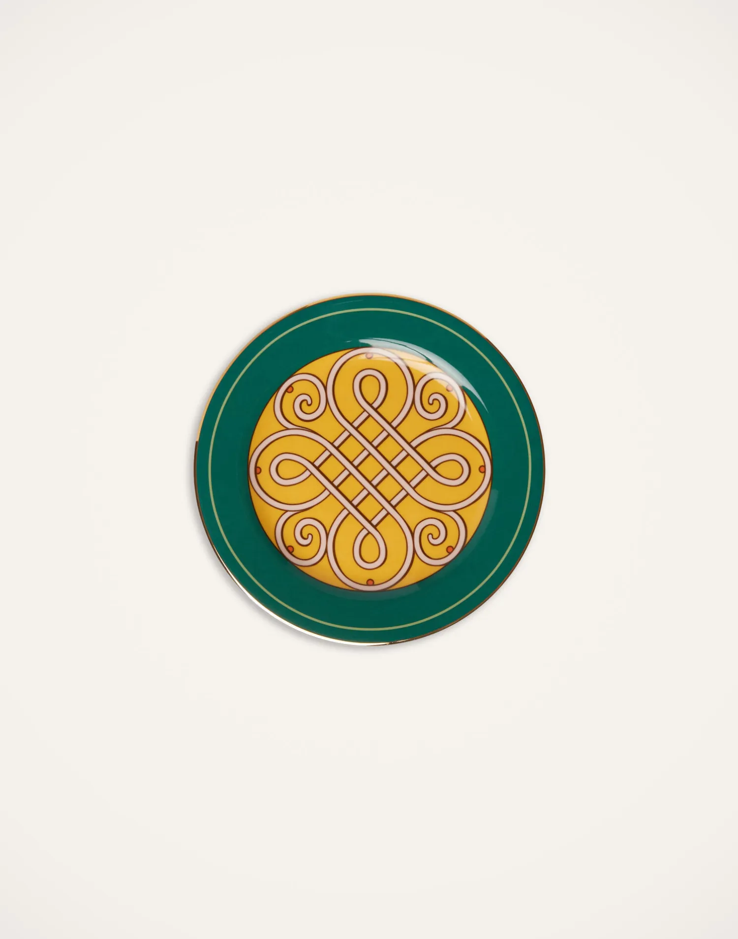 La DoubleJ Piatti Da Dessert & Piattini|Tavola<Dessert Plates Set Of 2Cortile Green in Porcelain
