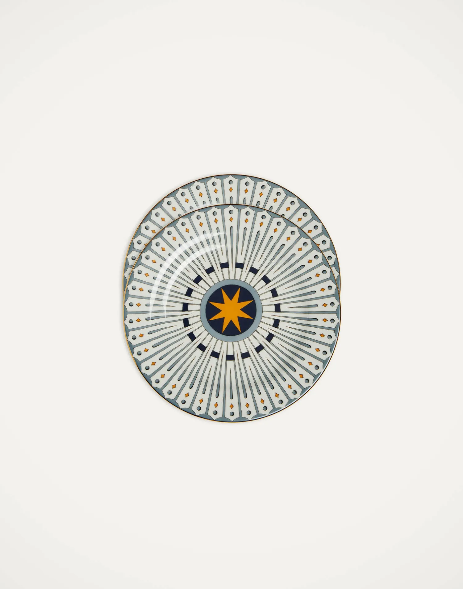 La DoubleJ Piatti Da Dessert & Piattini|Tavola<Dessert Plates Set Of 2Feria Sky Blue in Porcelain