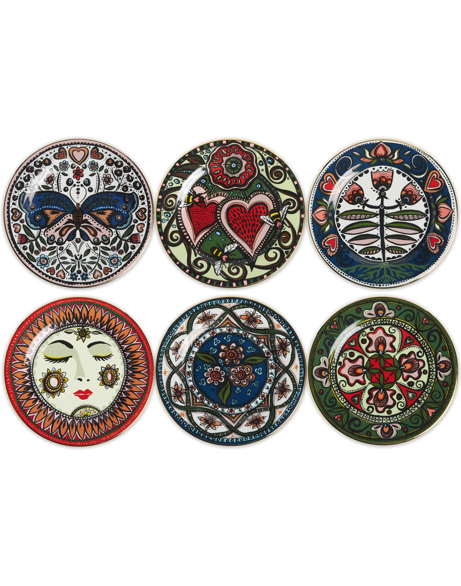 La DoubleJ Piatti Da Dessert & Piattini|Tavola<Dessert Plates Set Of 6Laduree Mix in Porcelain