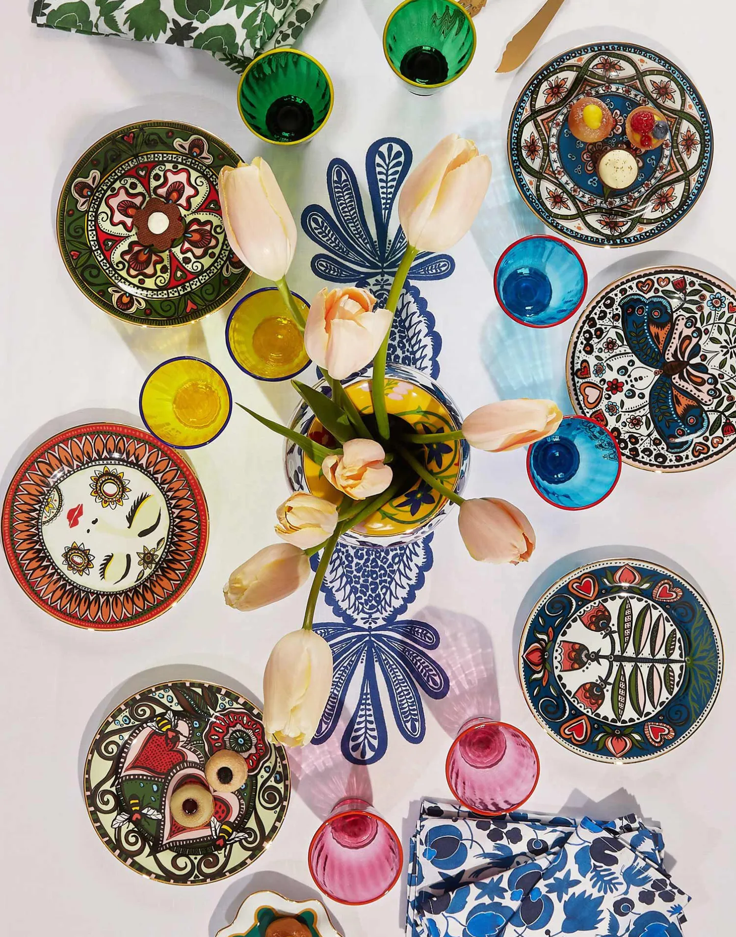 La DoubleJ Piatti Da Dessert & Piattini|Tavola<Dessert Plates Set Of 6Laduree Mix in Porcelain