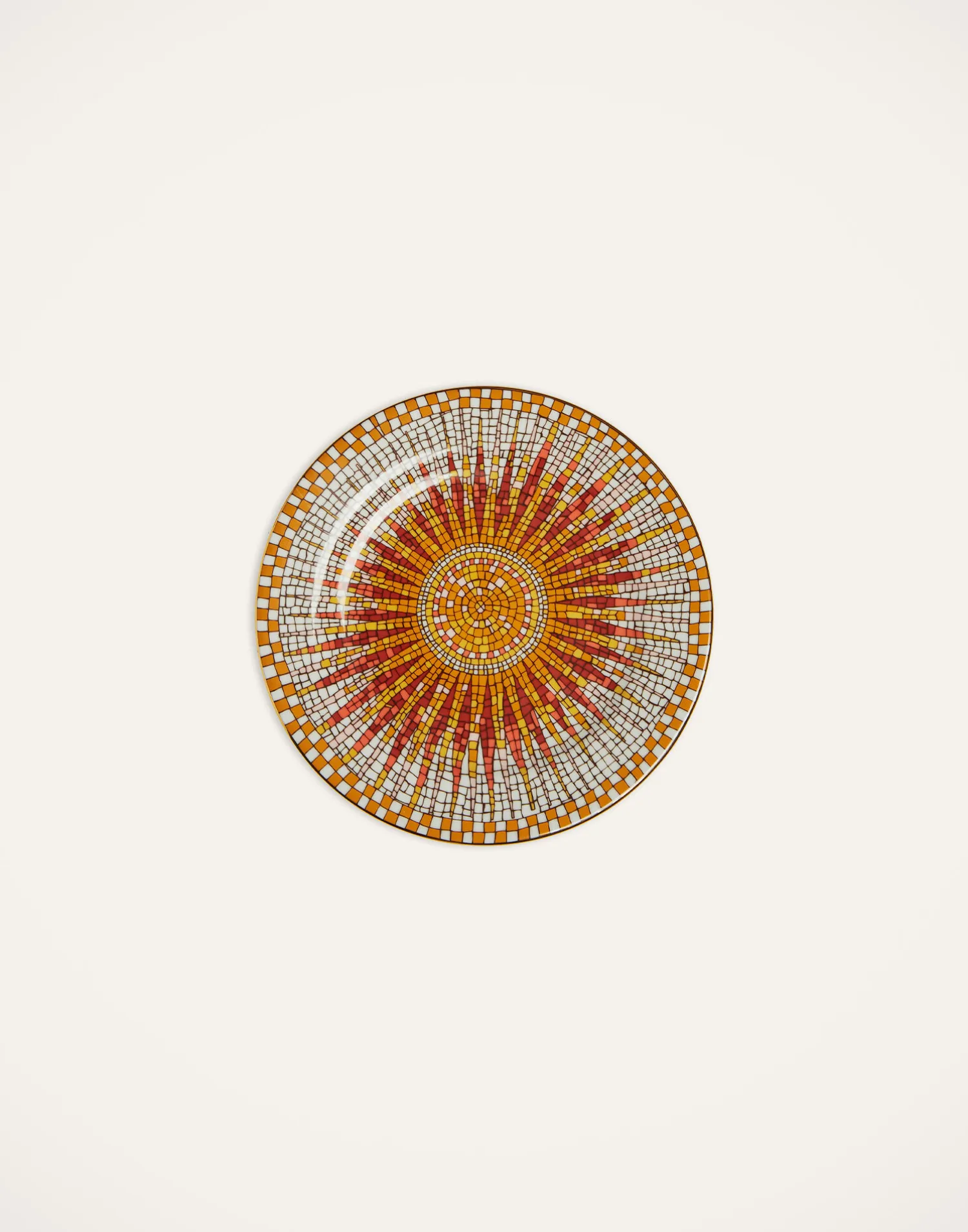 La DoubleJ Piatti Da Dessert & Piattini|Tavola<Dessert Plates Set Of 2Sunrays Multicolor in Porcelain