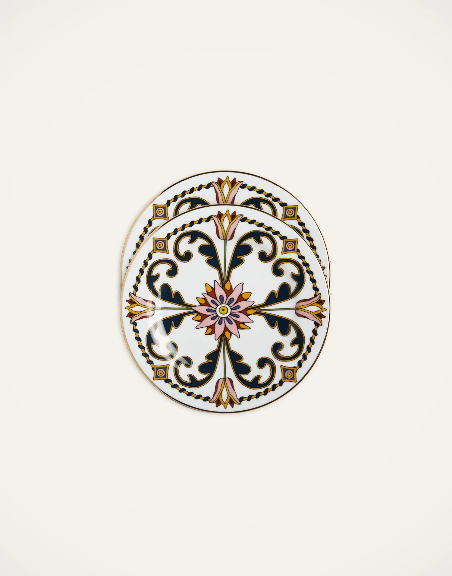 La DoubleJ Piatti Da Dessert & Piattini|Tavola<Dessert Plates Set Of 2Tyrrhenia Tulyps in Porcelain