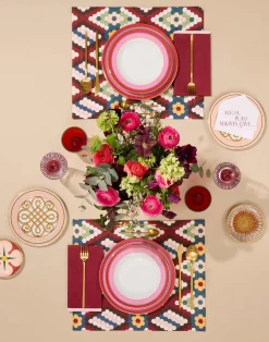 La DoubleJ Piatti|Tavola<Dinner Plates Set Of 2Rainbow Rose in Porcelain