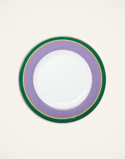 La DoubleJ Piatti|Tavola<Dinner Plates Set Of 2Rainbow Viola in Porcelain