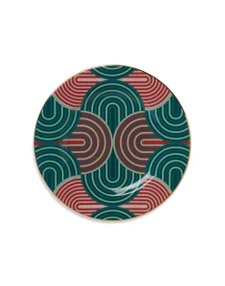 La DoubleJ Piatti|Tavola<Dinner Plates Set Of 2Slinky Green in Porcelain
