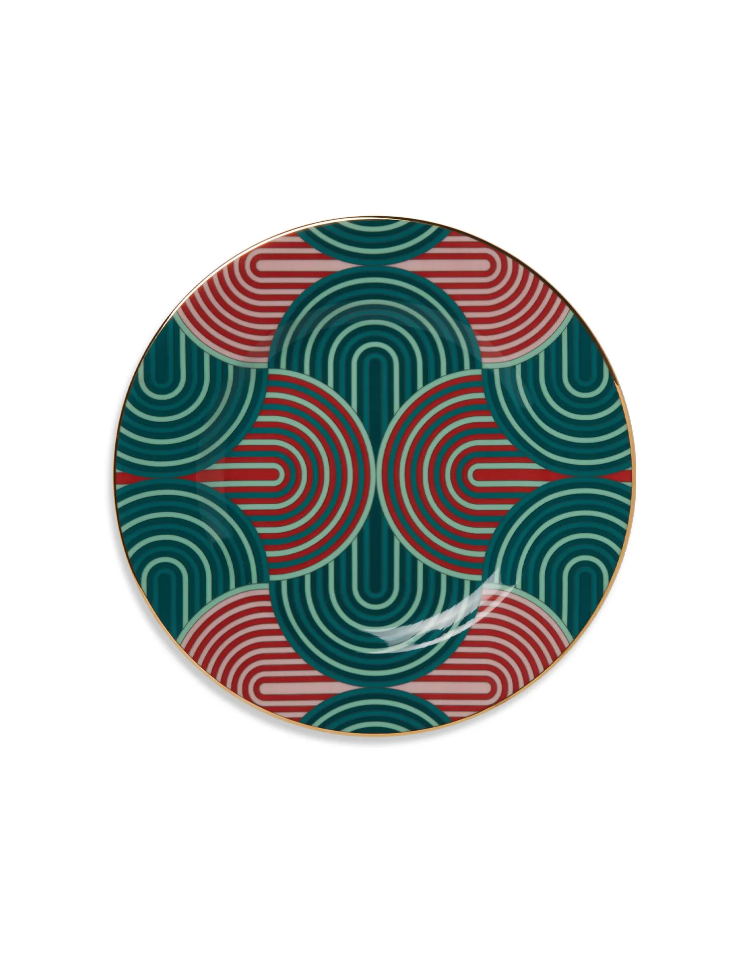 La DoubleJ Piatti|Tavola<Dinner Plates Set Of 2Slinky Green in Porcelain
