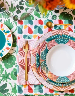La DoubleJ Piatti|Tavola<Dinner Plates Set Of 2Slinky Green in Porcelain