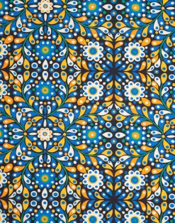 La DoubleJ Accessori Da Cucina|Tessili<Dishtowel (50x70)Confetti Blu in Cotton