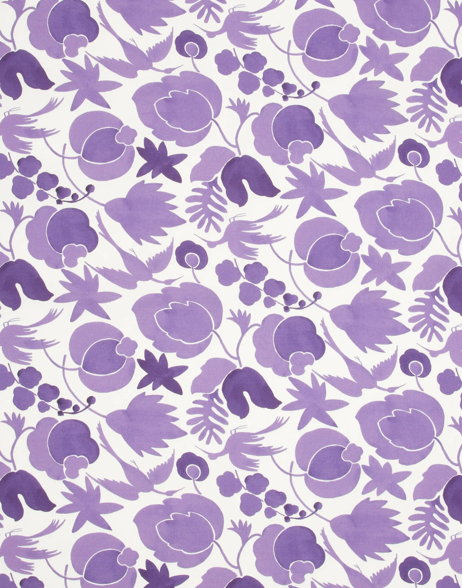 La DoubleJ Accessori Da Cucina|Tessili<Dishtowel (50x70)Wildbird Viola in Cotton