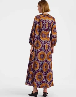 La DoubleJ Vestiti<Diva DressSovereign Purple in Stretch Satin