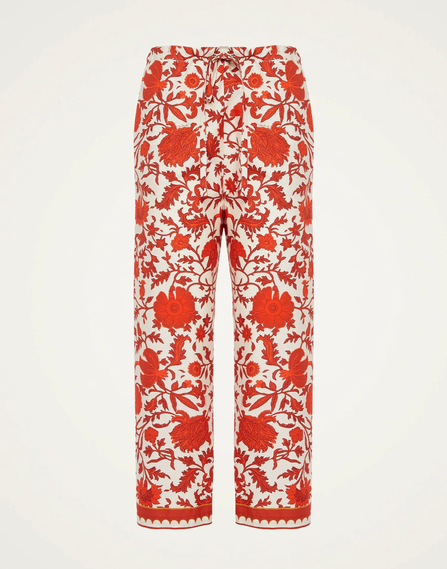 La DoubleJ Pantaloni E Shorts<Drawstring PantsDragonflower Mini Red in Summer Poplin