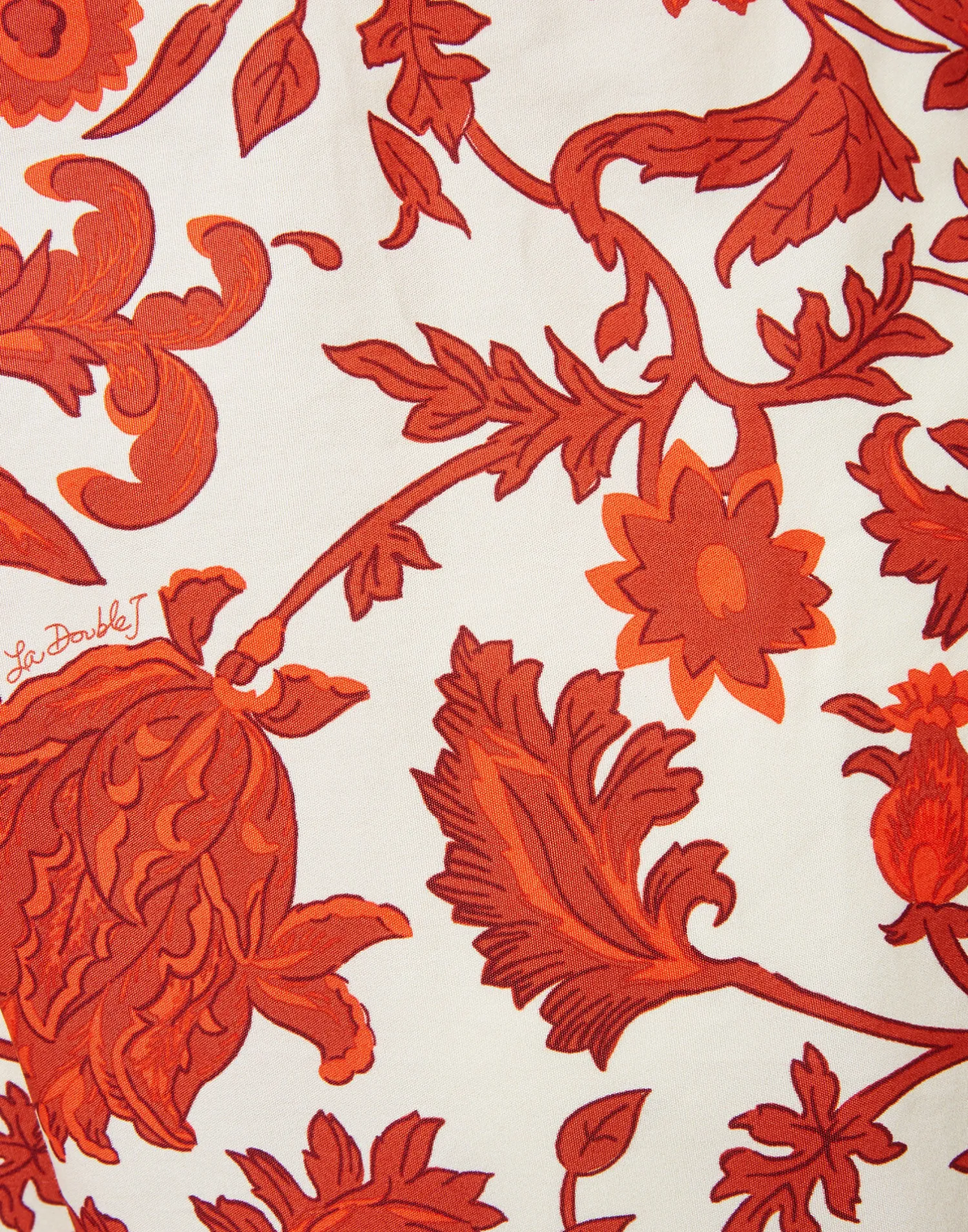 La DoubleJ Pantaloni E Shorts<Drawstring PantsDragonflower Mini Red in Summer Poplin