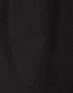 La DoubleJ Pantaloni E Shorts<Drawstring PantsSolid Black in Crisp Poplin