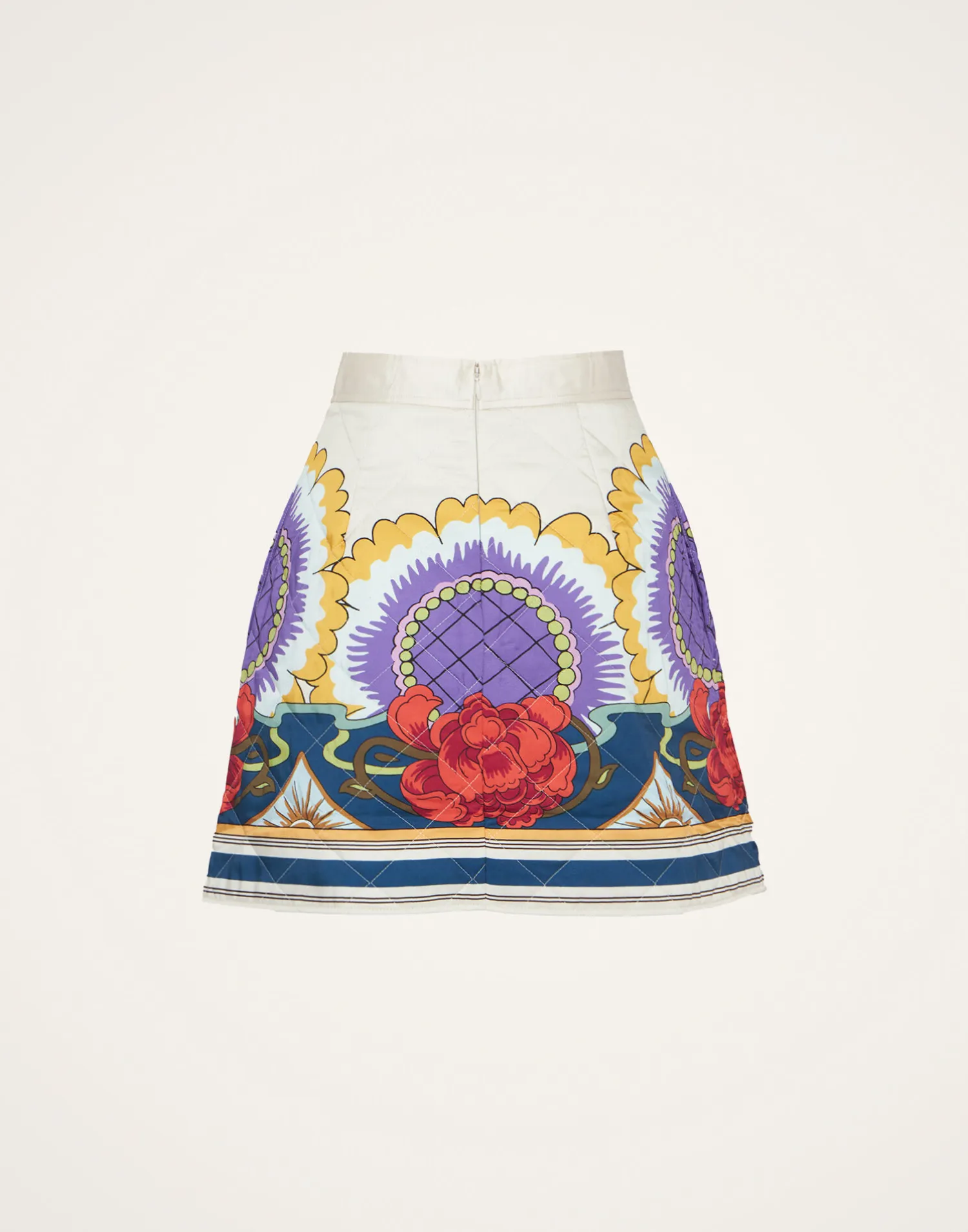 La DoubleJ Gonne<Edie SkirtTaormina Placée Ivory in Twill