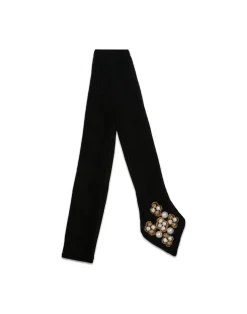 La DoubleJ Foulard E Sciarpe|Accessories<Ella 2-Ways StoleSolid Black in Velvet