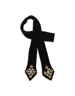 La DoubleJ Foulard E Sciarpe|Accessories<Ella 2-Ways StoleSolid Black in Velvet