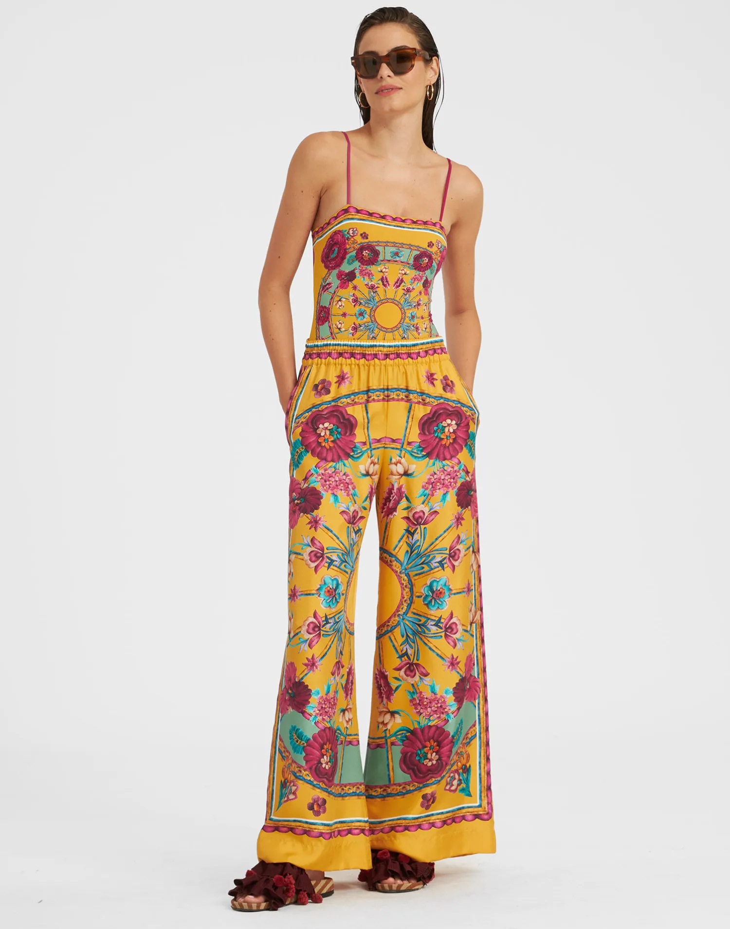 La DoubleJ Moda Mare<Elle SwimsuitZodiac Placée Marigold in Supreme Lycra