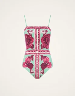 La DoubleJ Moda Mare<Elle SwimsuitZodiac Placée Marigold in Supreme Lycra