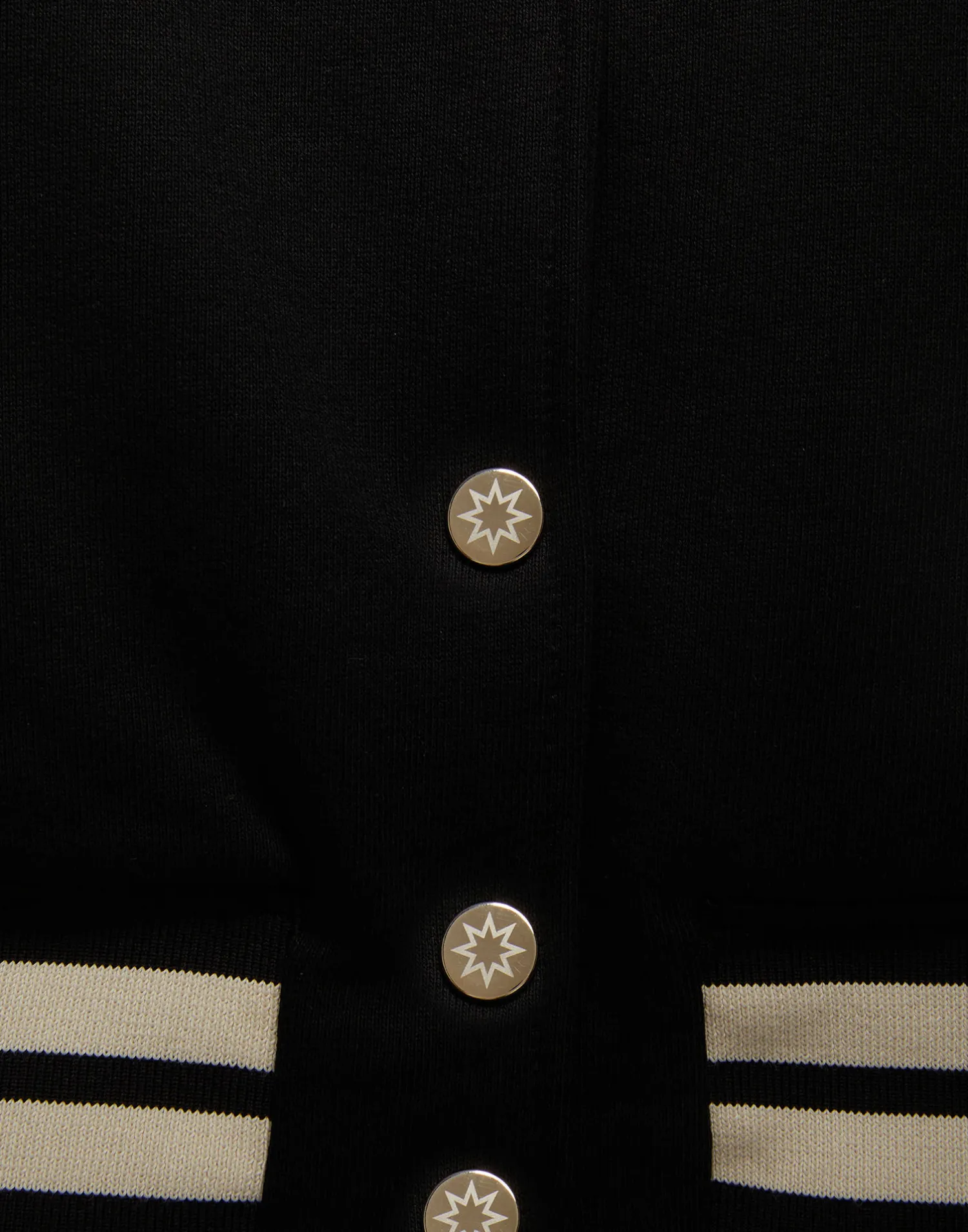 La DoubleJ Felpe E Magliette|Capispalla<Embroidered Sisterhood Varsity BomberSolid Black in Jersey