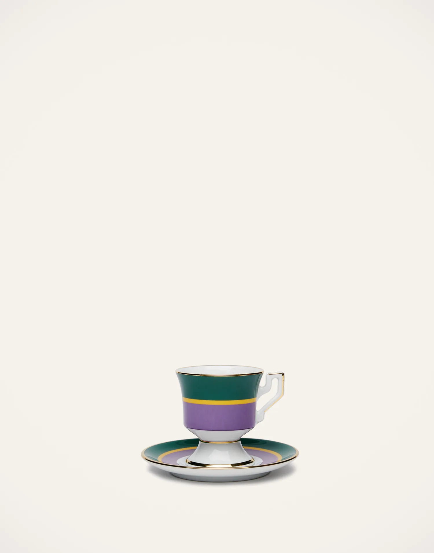 La DoubleJ Set Da Te E Caffe|Tavola<Espresso Cup & Saucer Set of 2Rainbow Viola in Porcelain