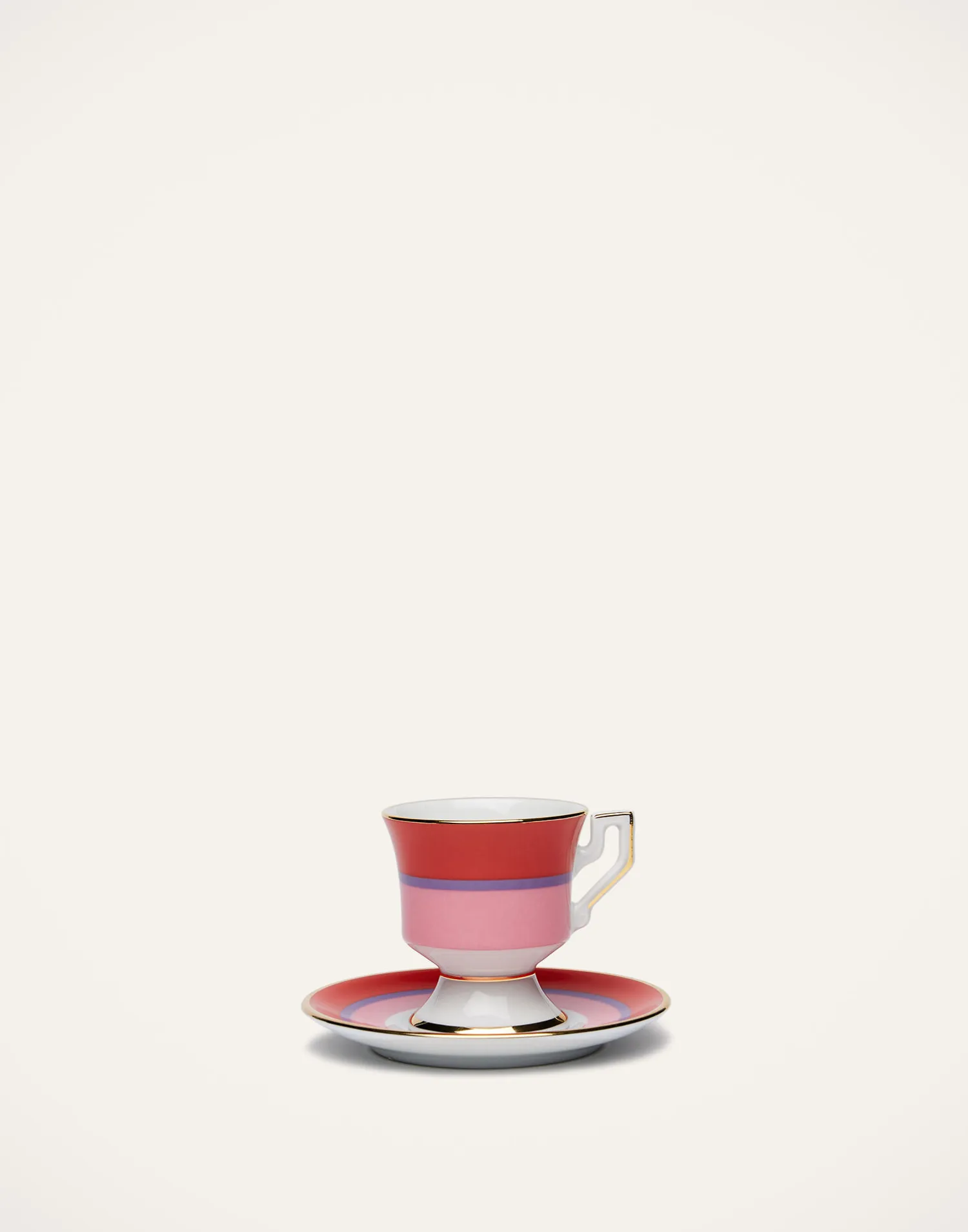 La DoubleJ Set Da Te E Caffe|Tavola<Espresso Cup & Saucer Set of 2Rainbow Rosa in Porcelain