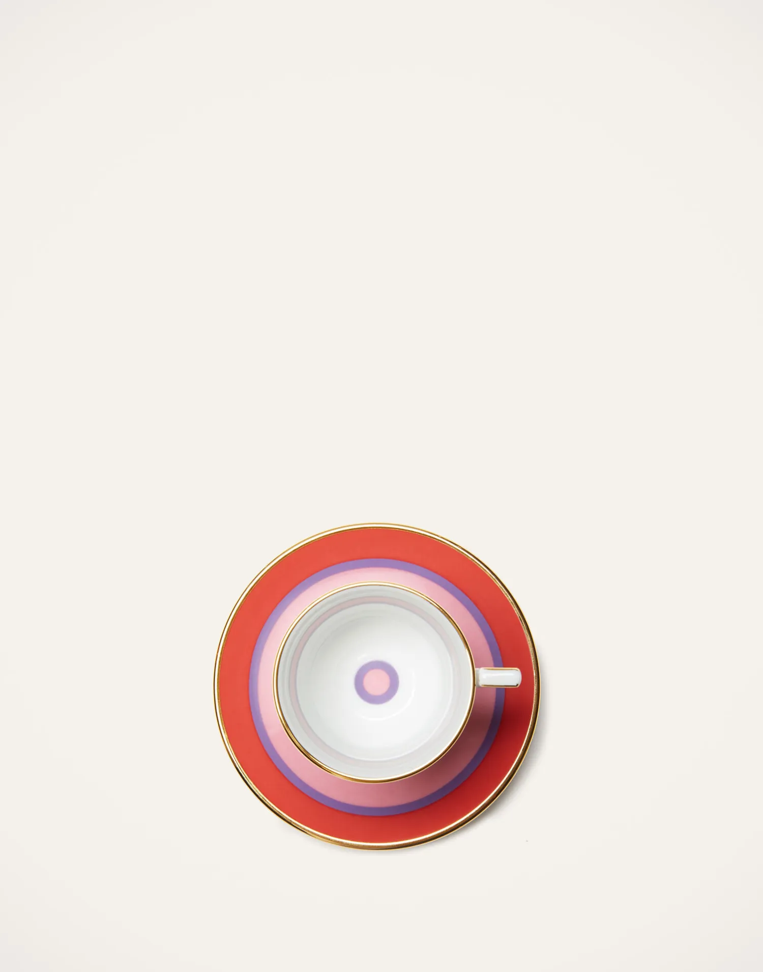 La DoubleJ Set Da Te E Caffe|Tavola<Espresso Cup & Saucer Set of 2Rainbow Rosa in Porcelain