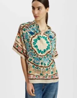 La DoubleJ Camicie E Top<Estelle BlouseEve Ecru in Crepe De Chine