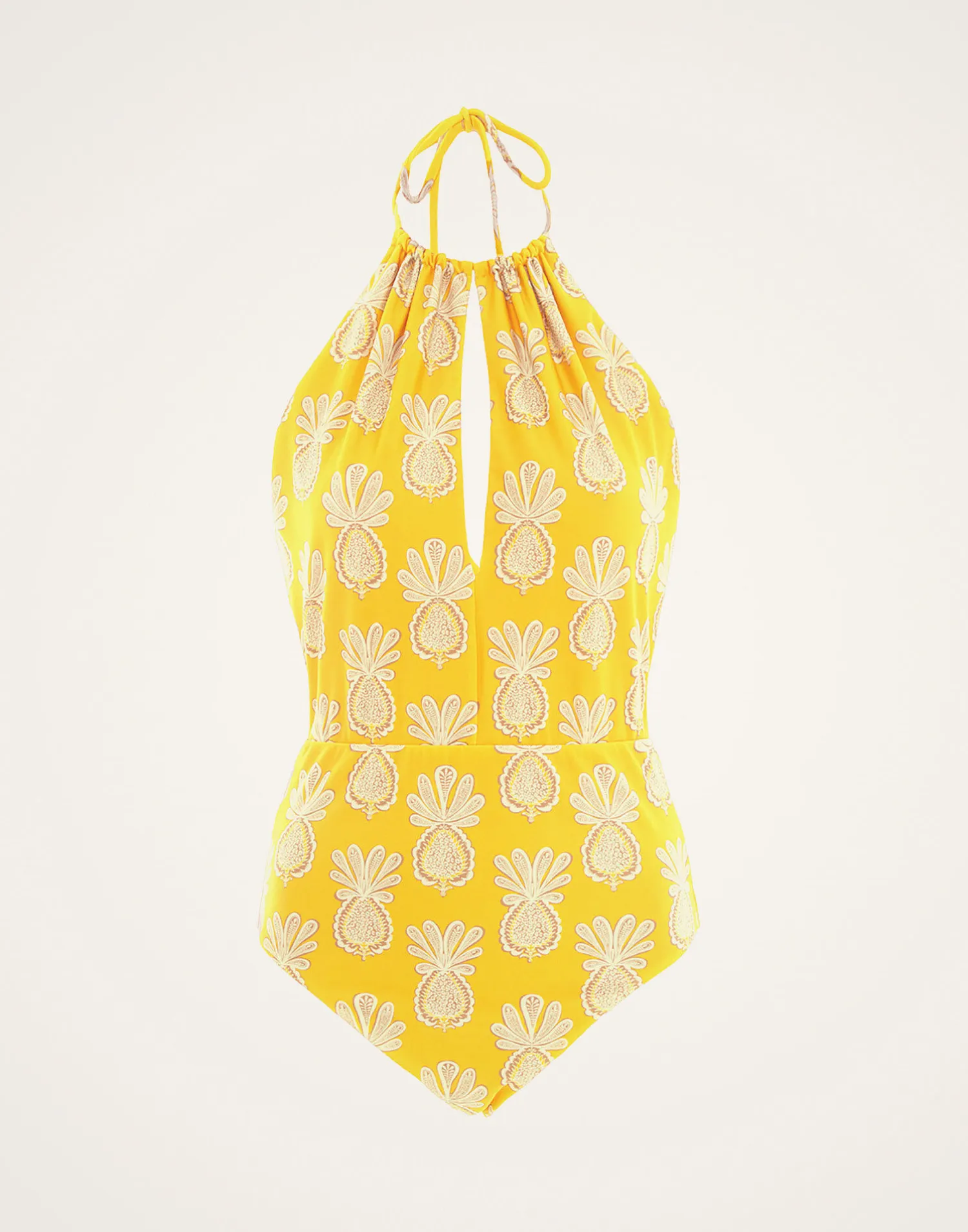 La DoubleJ Moda Mare<Esther SwimsuitPineapple Sunflower in Lycra