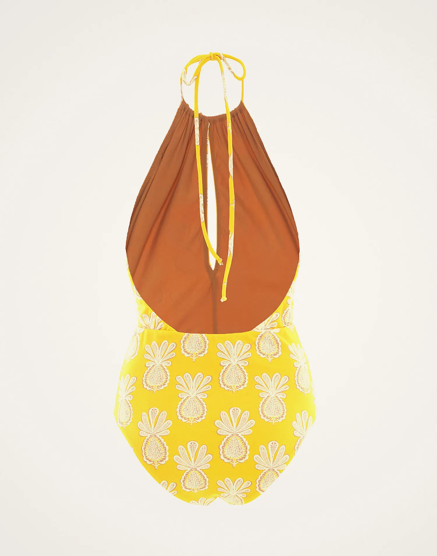 La DoubleJ Moda Mare<Esther SwimsuitPineapple Sunflower in Lycra