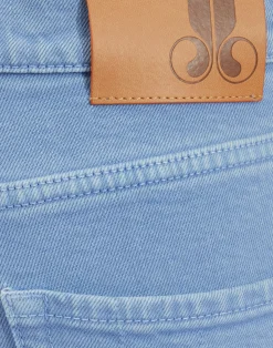 La DoubleJ Denim|Pantaloni E Shorts<Fancy Crop Jeans (With Feathers)Light Blue in Denim