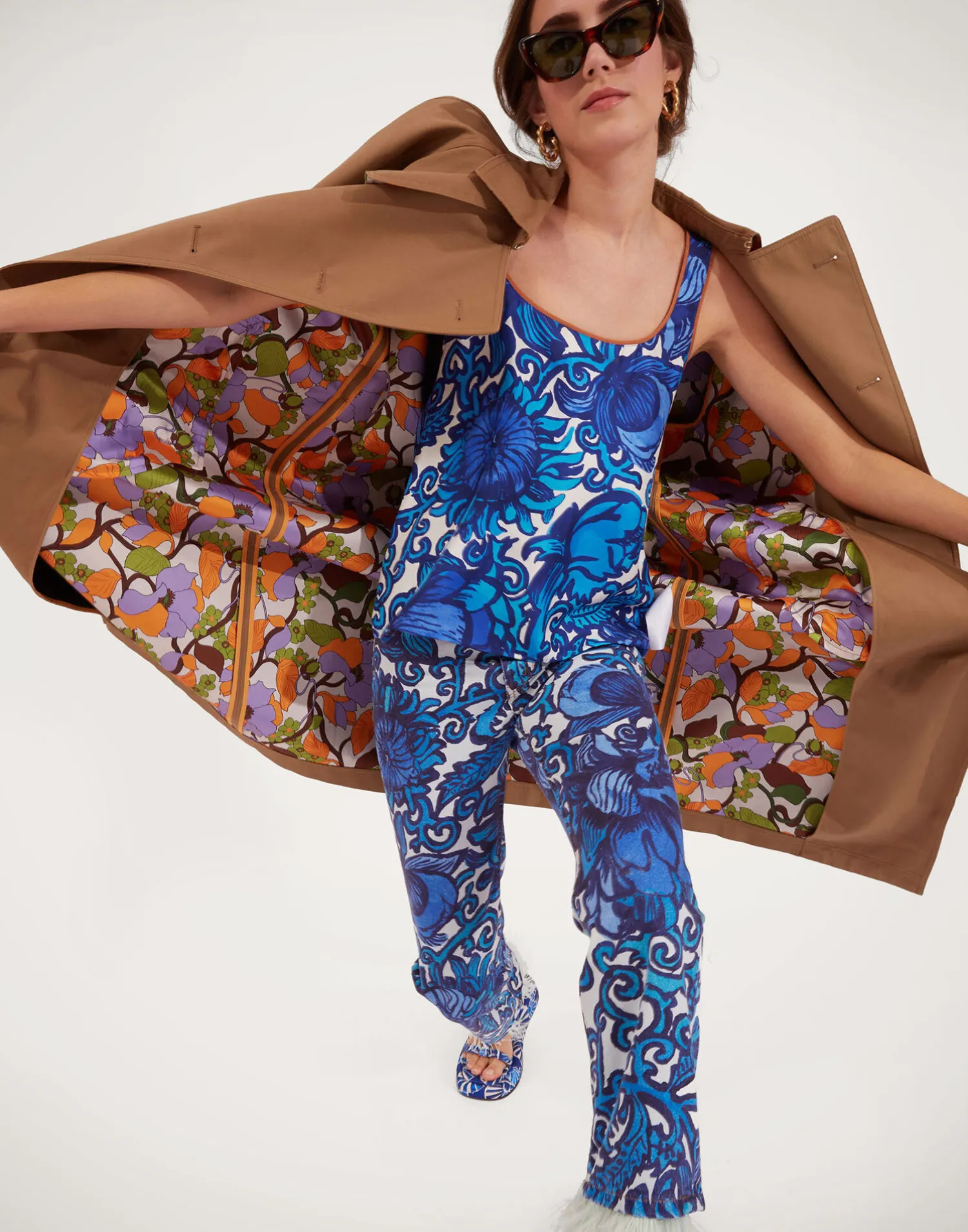 La DoubleJ Denim|Pantaloni E Shorts<Fancy Crop Jeans (With Feathers)Anemone in Denim