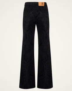 La DoubleJ Denim|Pantaloni E Shorts<Flare JeansCorte Black in Denim