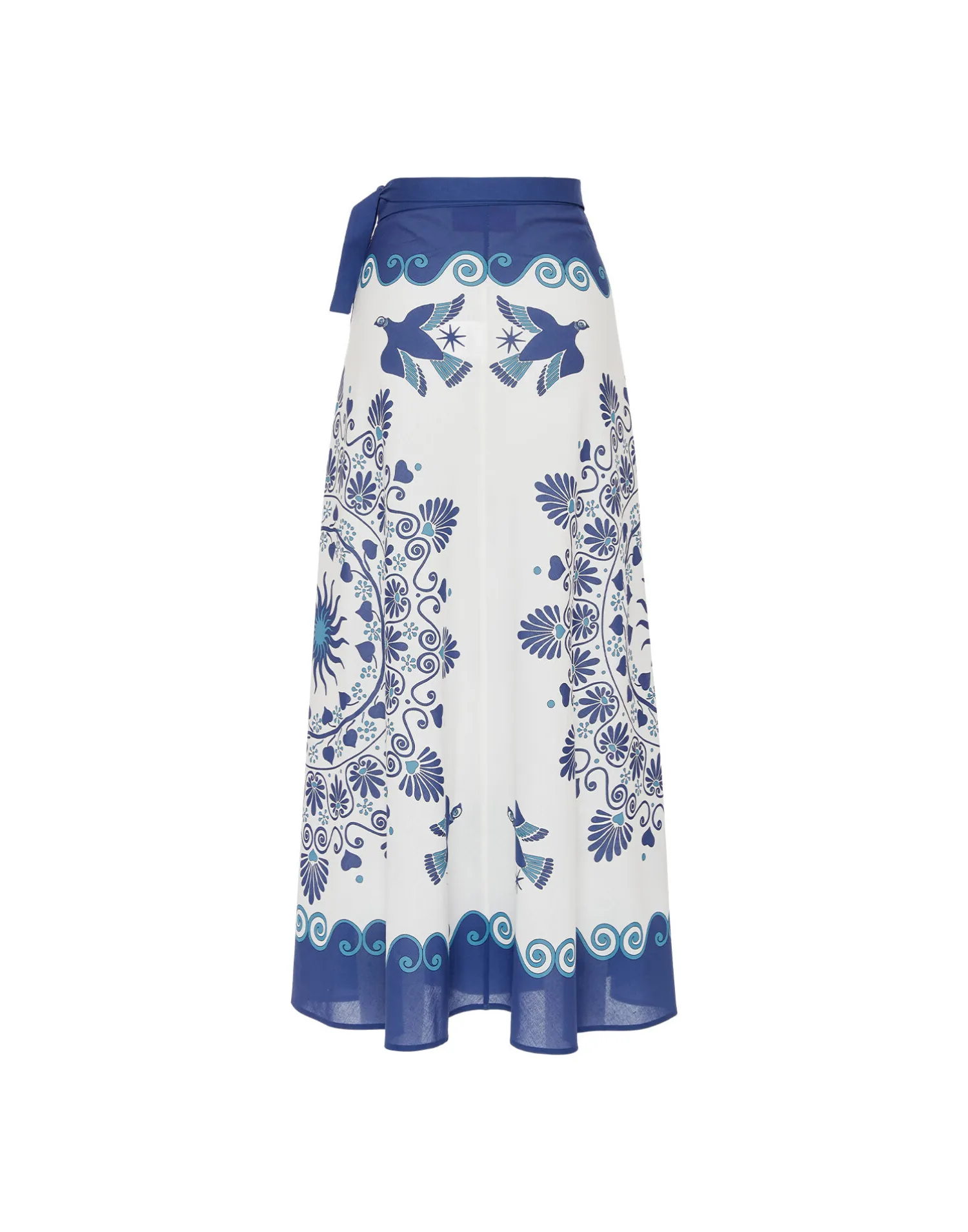 La DoubleJ Gonne<Flipper SkirtOlympus Placée Cream in Cotton Voile