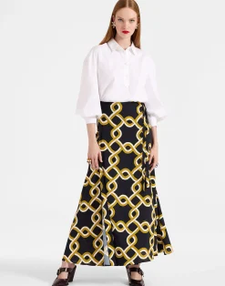La DoubleJ Gonne<Flipper SkirtTackle Black in Sablé