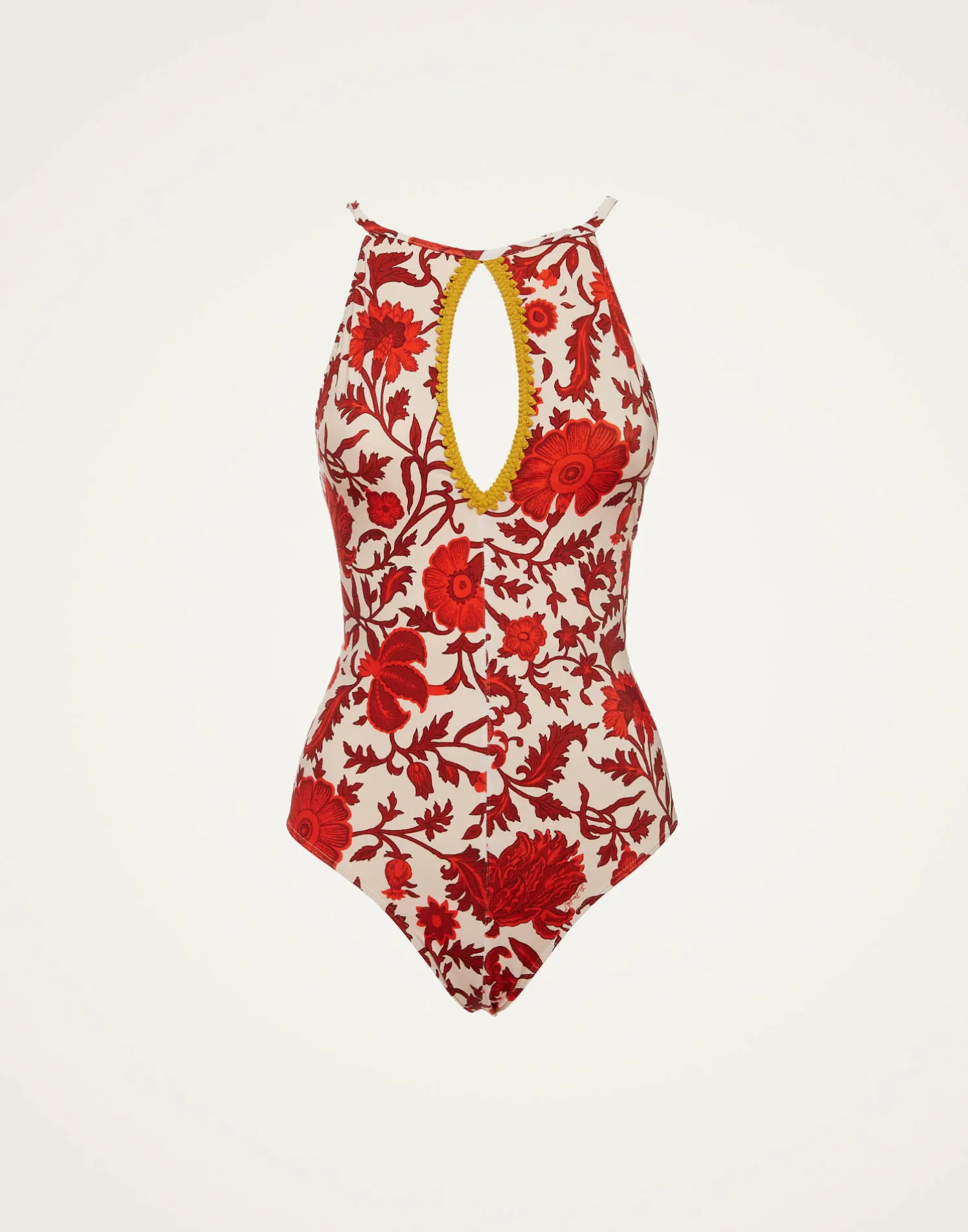 La DoubleJ Moda Mare<Fonda SwimsuitDragonflower Mini Red in Lycra
