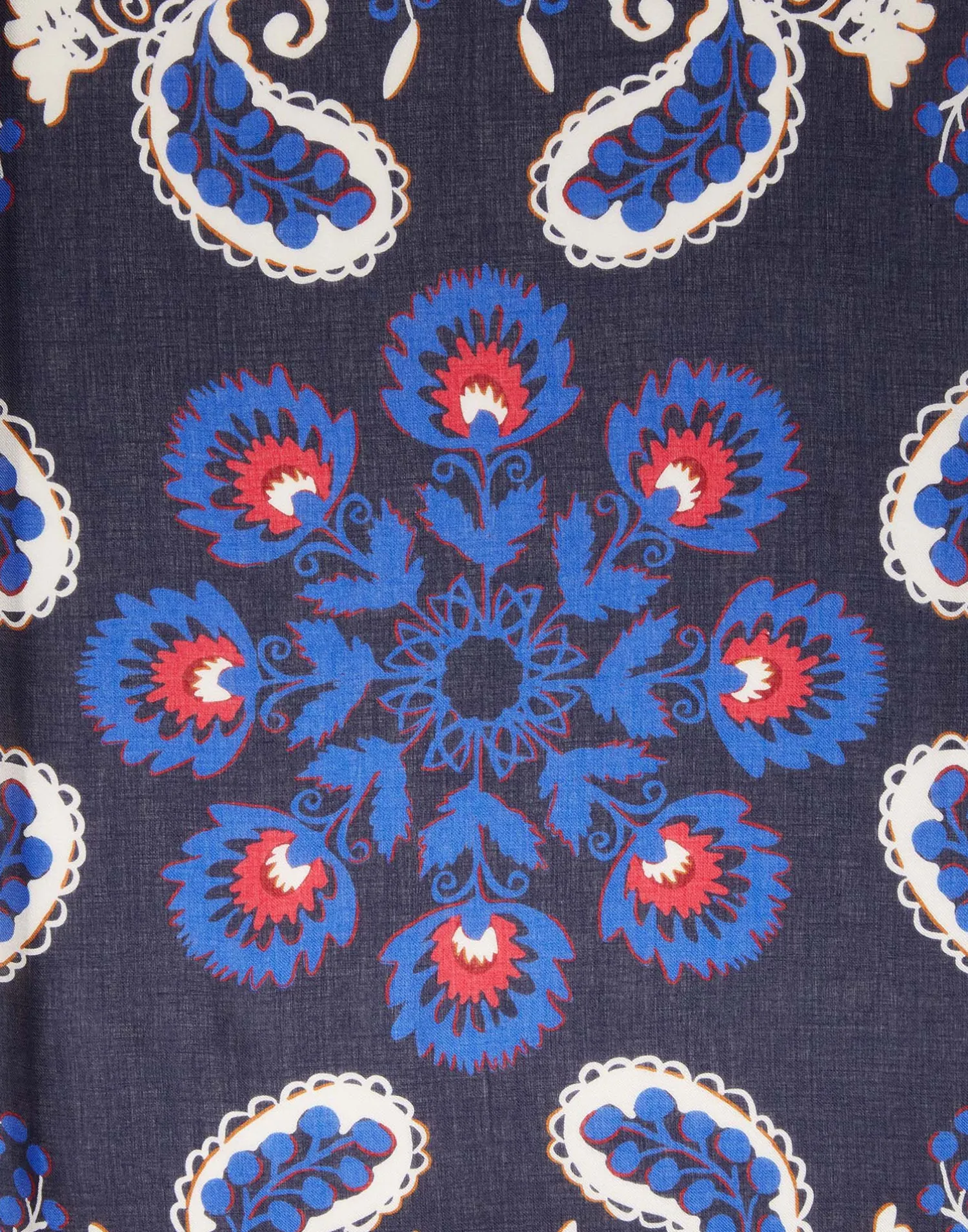 La DoubleJ Foulard E Sciarpe|Accessories<Forest Scarf (120X120)Forest Bandana in Modal Silk Blend