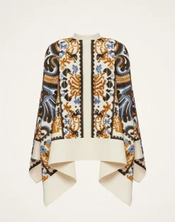 La DoubleJ Capispalla<Foulard JacketCorsini Cream in Jacquard