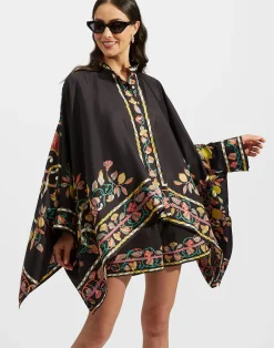 La DoubleJ Camicie E Top<Foulard ShirtBorboni Placée Nero in Twill Silk