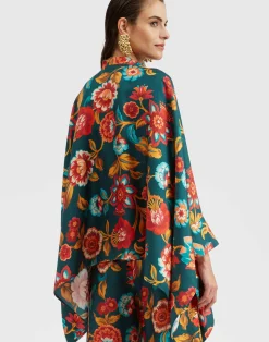 La DoubleJ Camicie E Top<Foulard ShirtHottie Emerald in Silk Twill